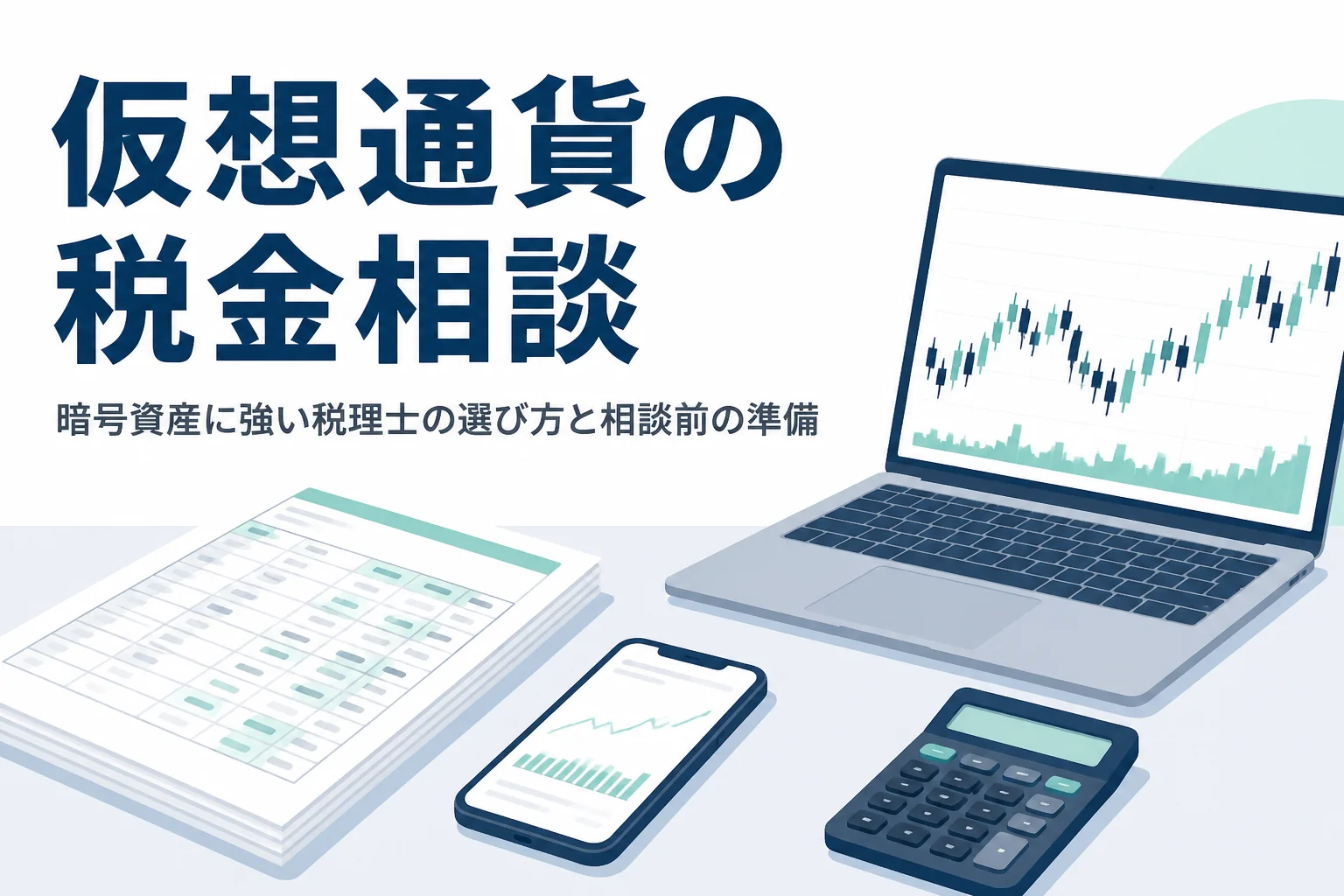 暗号資産に強い税理士の選び方と相談前の準備を解説する記事のアイキャッチ