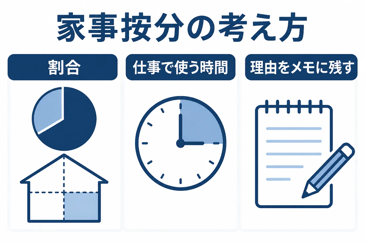 フリーランスエンジニアの家事按分の考え方を示した図解