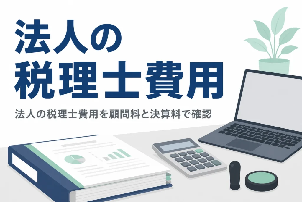 法人の税理士費用の相場を顧問料と決算料で確認する記事のアイキャッチ