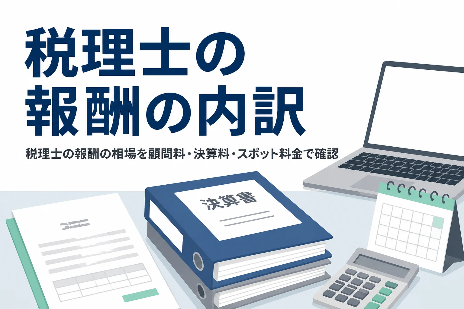 税理士の報酬の相場と内訳を解説する記事のアイキャッチ