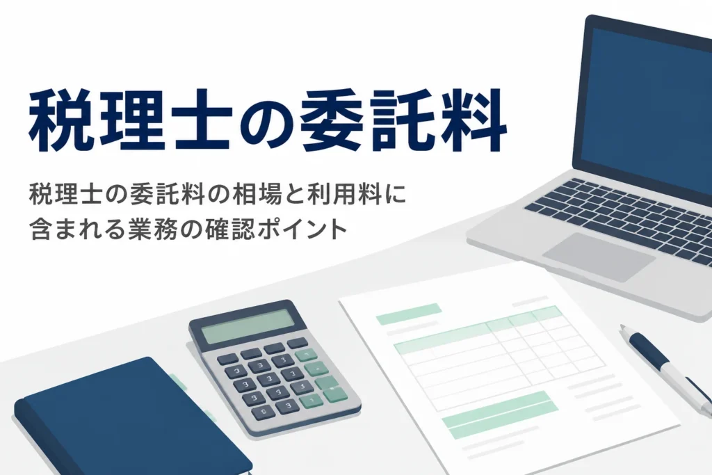 税理士の委託料の相場と含まれる業務を解説する記事のアイキャッチ