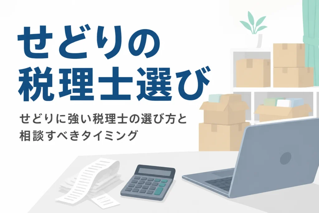 せどりに強い税理士の選び方と相談のタイミングを解説する記事のアイキャッチ