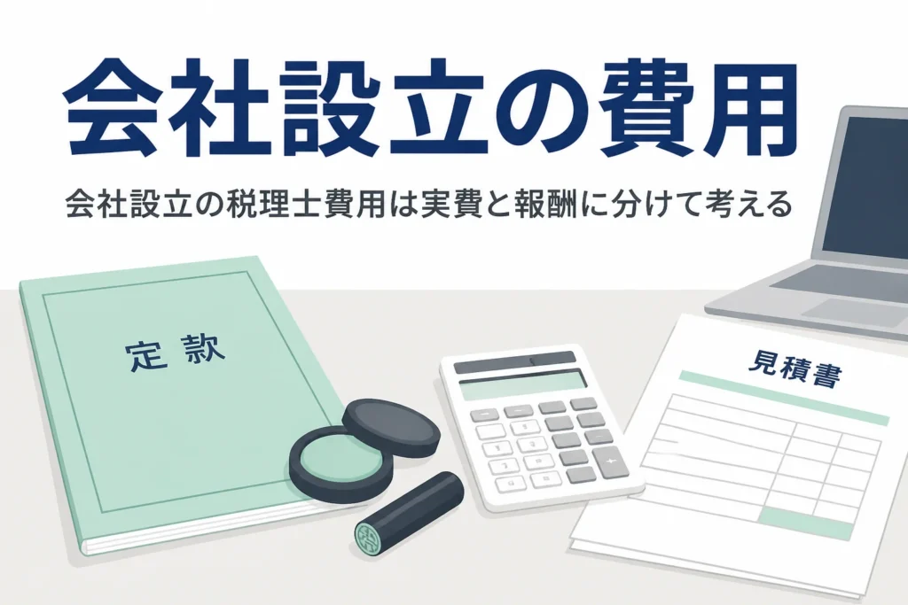 会社設立の税理士費用の相場と設立0円プランの仕組みを解説する記事のアイキャッチ