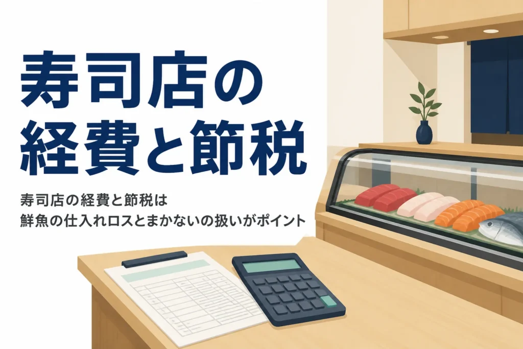 寿司店の鮮魚の仕入れロスと職人の住み込み・まかないの扱いを解説する記事のアイキャッチ