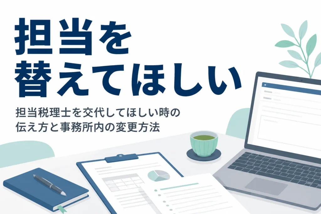 担当税理士の交代を角を立てずにお願いする方法を解説する記事のアイキャッチ