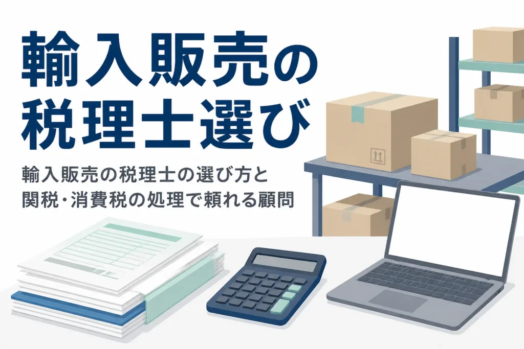 輸入販売の税理士の選び方と関税・消費税の処理で頼れる顧問を解説する記事のアイキャッチ