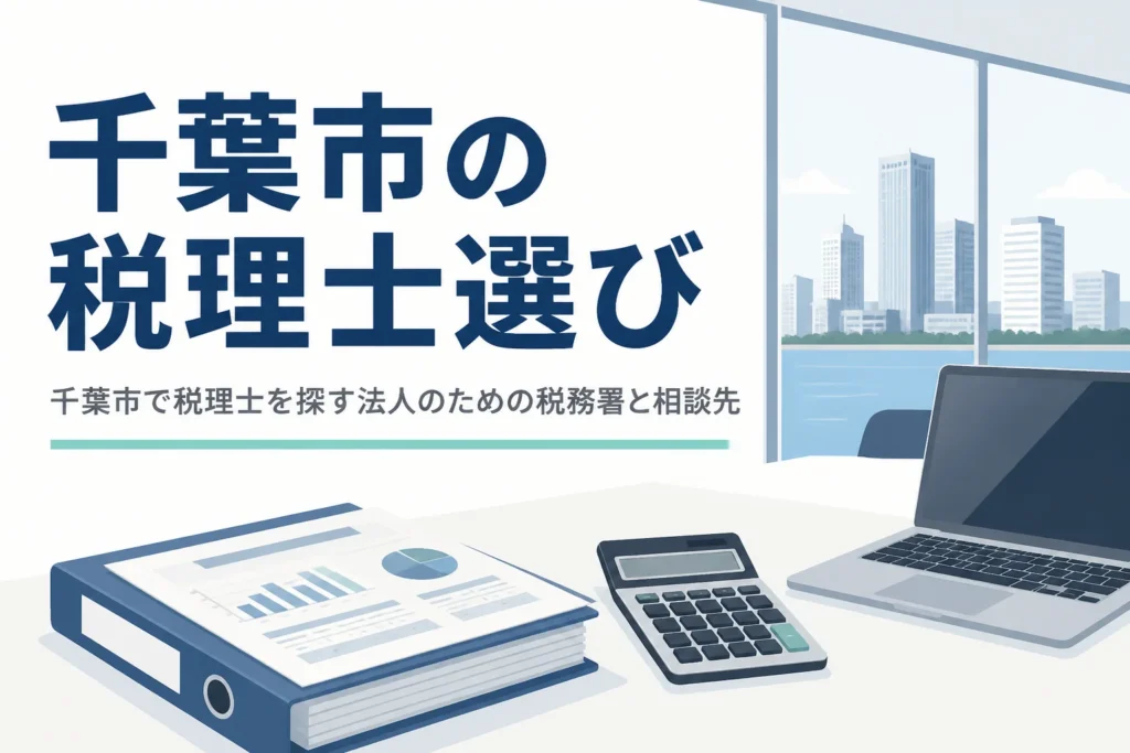 千葉市で税理士を探す法人や個人事業主向けに税務署と相談先を解説する記事のアイキャッチ