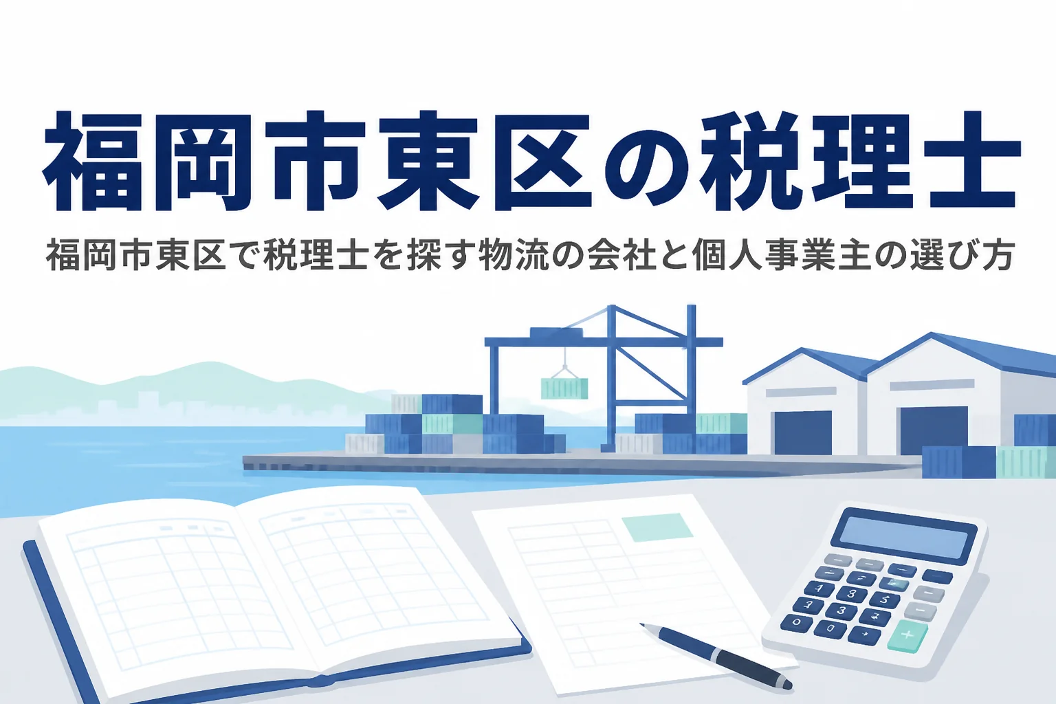 福岡市東区で税理士を選ぶポイントを解説する記事のアイキャッチ