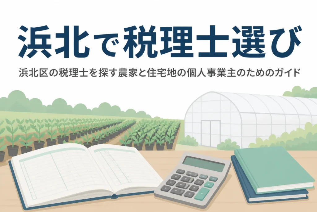 浜北区で税理士を探す植木や野菜の農家と個人事業主に向けた記事のアイキャッチ