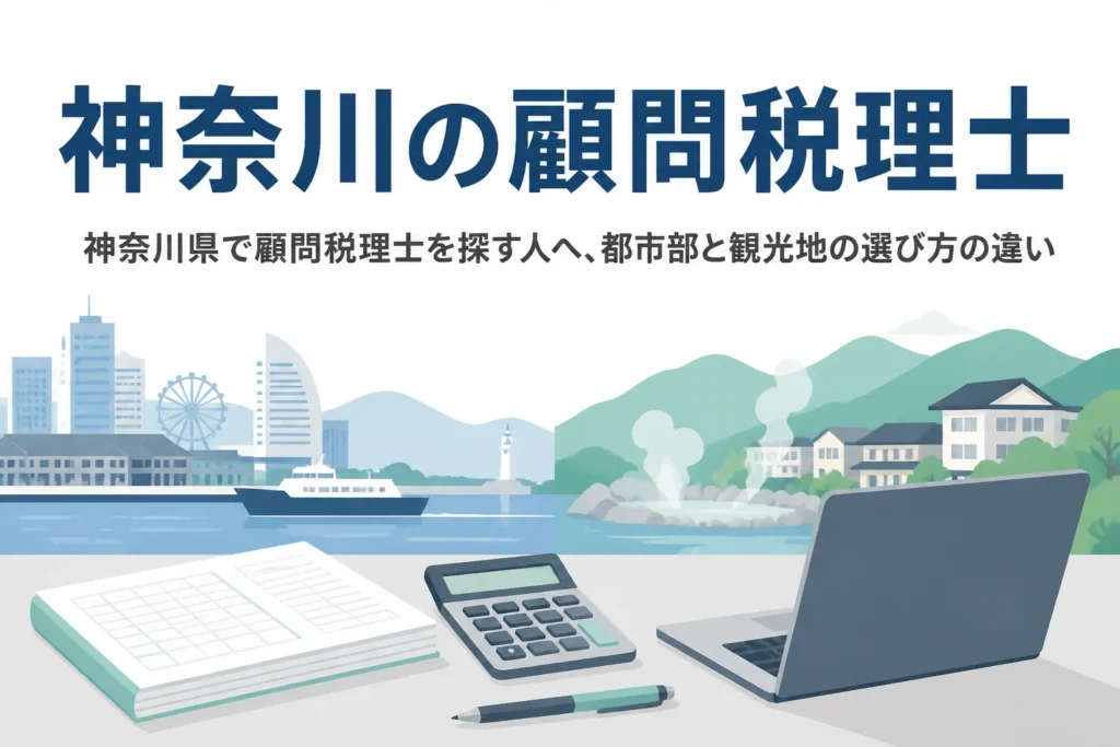 神奈川県の顧問税理士の選び方を解説する記事のアイキャッチ