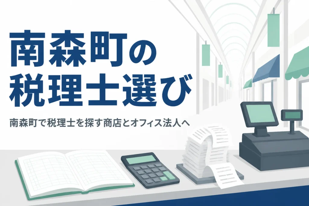 南森町で税理士を探す天神橋筋の商店とオフィス法人向けの記事のアイキャッチ