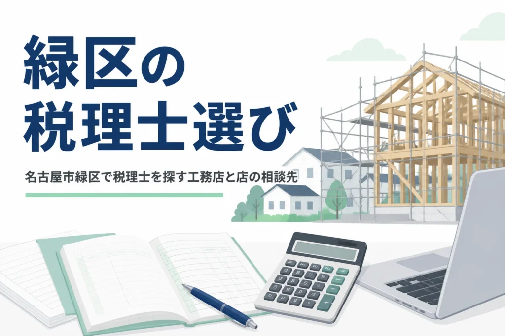 名古屋市緑区で税理士を探す事業者向けの記事のアイキャッチ