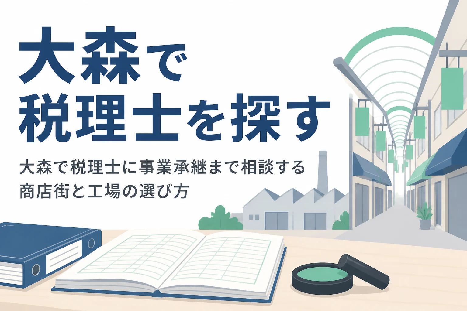 大森で事業承継まで相談できる税理士の選び方を解説する記事のアイキャッチ
