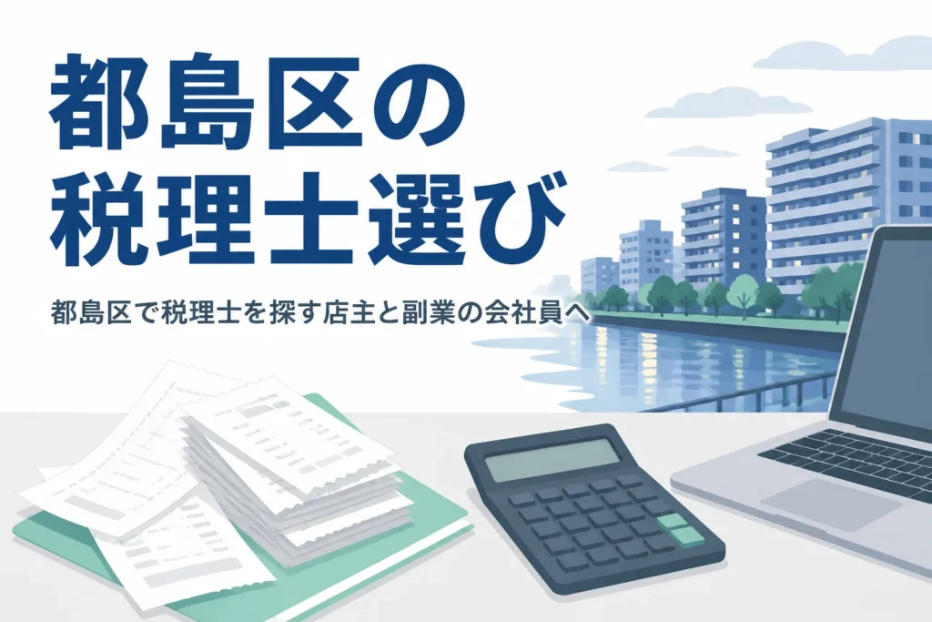 都島区で税理士を探す京橋の飲食店や副業の会社員向けに相談先と頼み方を解説する記事のアイキャッチ