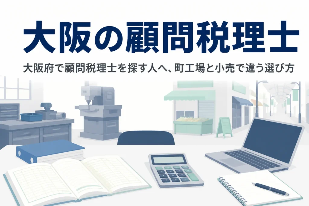 大阪府の顧問税理士の選び方を解説する記事のアイキャッチ