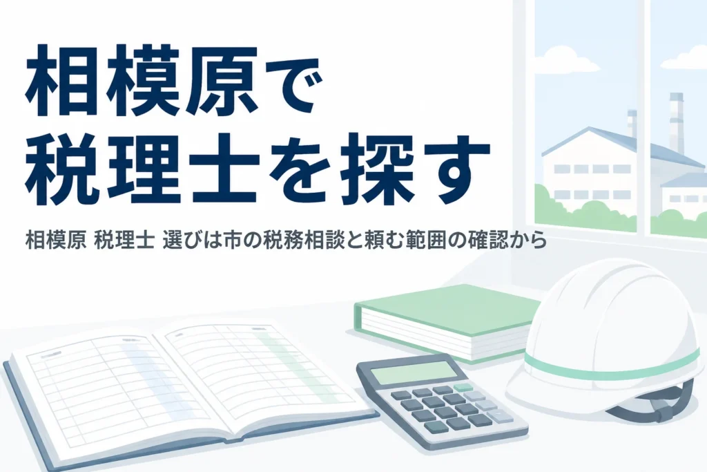 相模原で税理士を探すメーカーと飲食店向けの記事のアイキャッチ