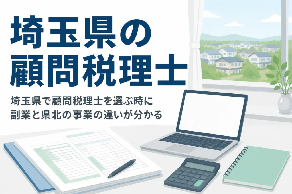 埼玉県で顧問税理士を選ぶポイントを解説する記事のアイキャッチ