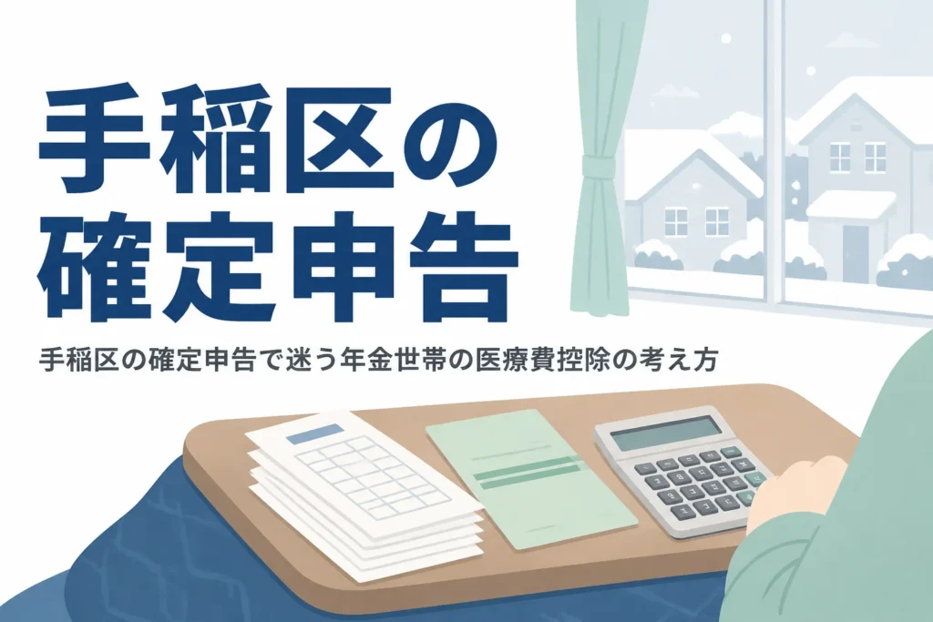 手稲区で年金と医療費控除の確定申告に迷う人向け記事のアイキャッチ