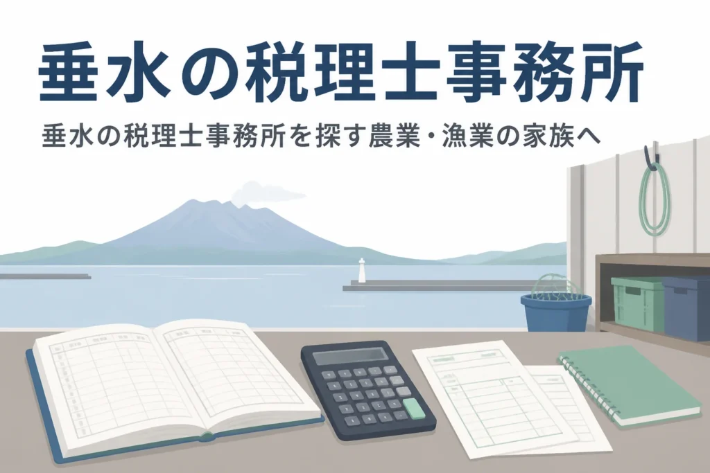 垂水で税理士事務所を探す農業・漁業の家族向けに相談先と頼み方を解説する記事のアイキャッチ