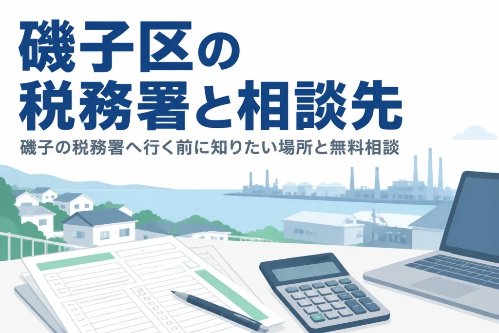 磯子区の税務署と税理士への相談を解説する記事のアイキャッチ